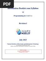 B54 Programming in C and C++ 20230628