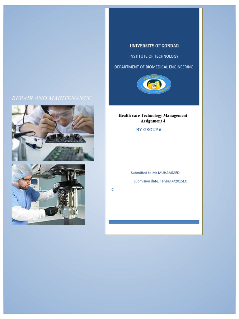 Biomedical Equipment Repair Guide | PDF | Health Care | Medical Device