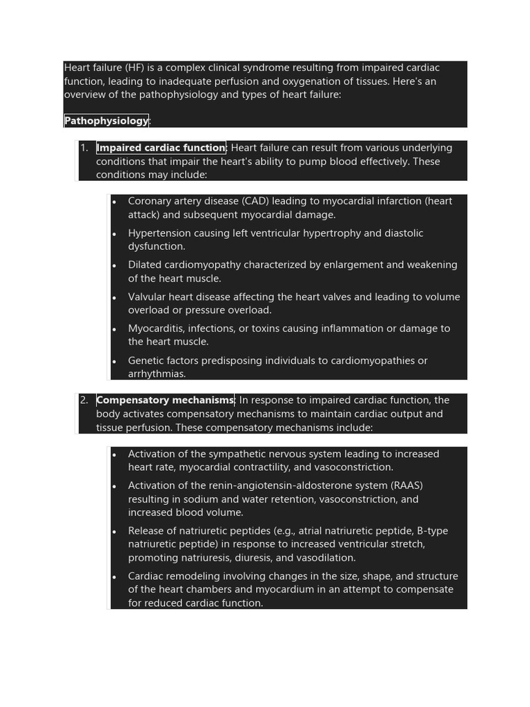 Heart Failure | PDF | Heart | Heart Failure