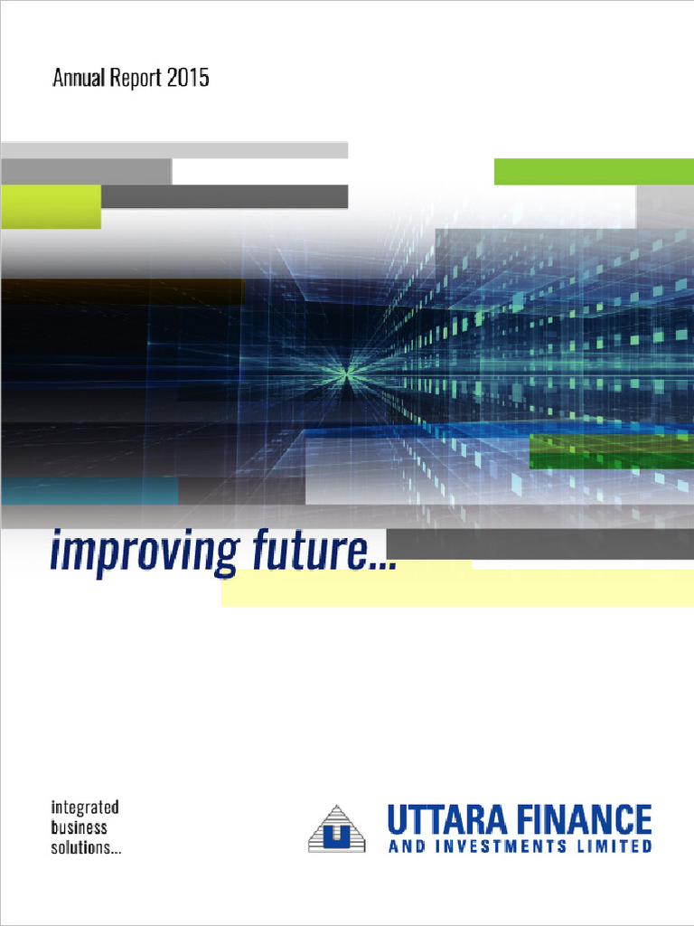 UttaraFinance AnnualReport 2015 | PDF | Stocks | Financial Statement