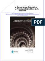 (Download PDF) Corporate Governance Principles Policies and Practices 3Rd Edition E K Satheesh Online Ebook All Chapter PDF