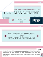 The Professional Environment of Cost Management 2