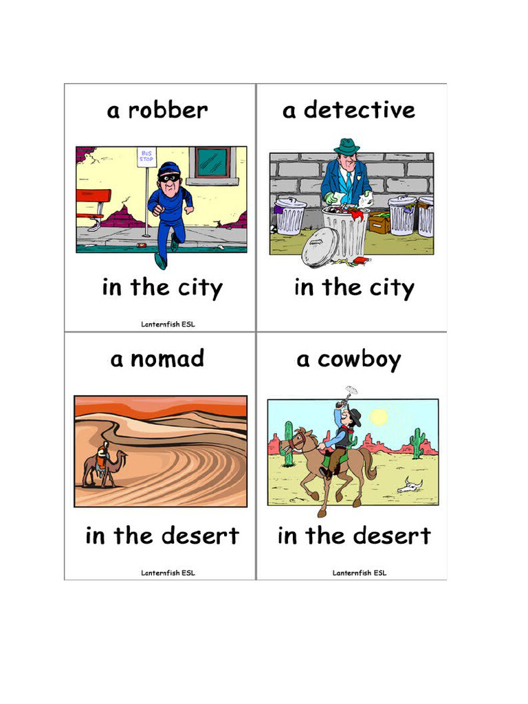 6 Character and Setting Cards | PDF