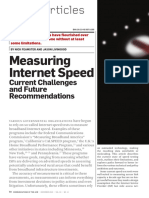 Measuring Internet Speed