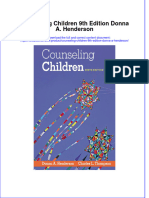 (Download PDF) Counseling Children 9Th Edition Donna A Henderson Online Ebook All Chapter PDF