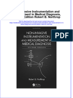 (Download PDF) Non Invasive Instrumentation and Measurement in Medical Diagnosis Second Edition Robert B Northrop Online Ebook All Chapter PDF