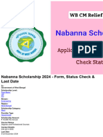 Nabanna Scholarship 2024 25
