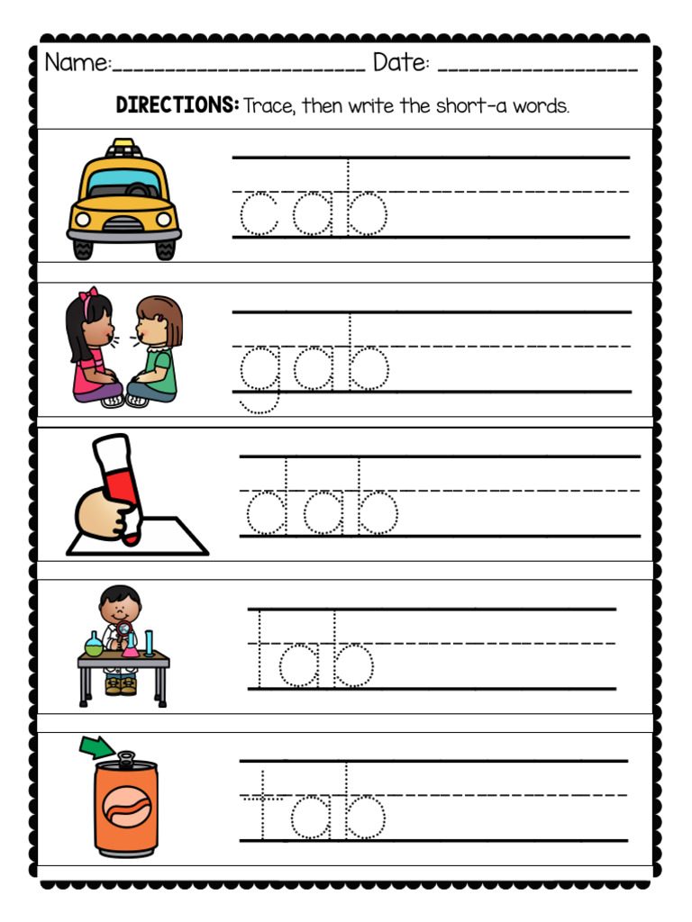 Cvc a Worksheets PDF Puzzles Games Of Mental Skill