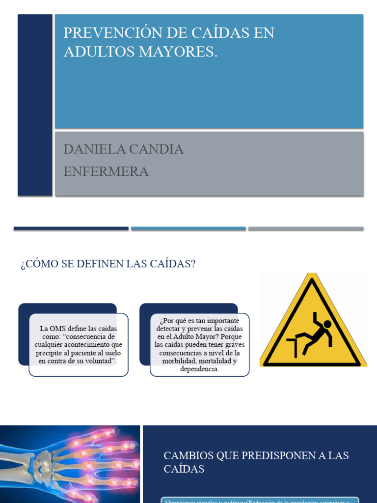 Prevención de Caídas en Adultos Mayores | PDF | Medicina CLINICA ...