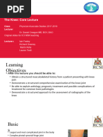 Rosenberg Knee X-Ray Positioning Guide | PDF | Radiology | X Ray