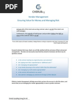 Vendor Management Role