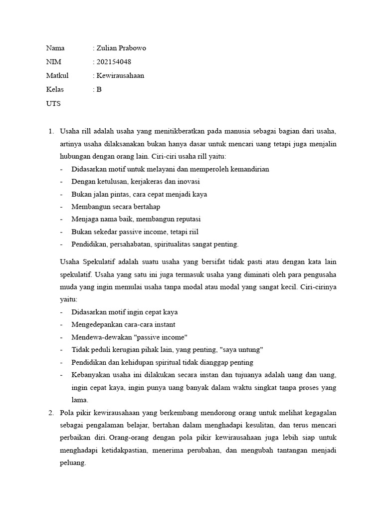 Panduan Kewirausahaan Mahasiswa | PDF | Karier & Perkembangan | Bisnis