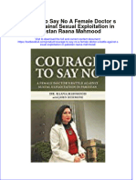 [Download pdf] Courage To Say No A Female Doctor S Battle Against Sexual Exploitation In Pakistan Raana Mahmood online ebook all chapter pdf 