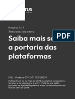 FAQ - Portaria SPA/MF 722/20204