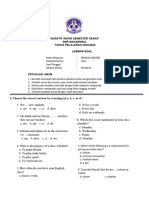 Soal Semester 2 Kurikulum Merdeka Kelas 7