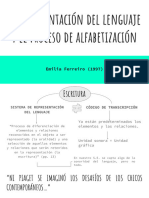 FERREIRO - La Representacion Del Lenguaje y El Proceso de Alfabetizacion 1