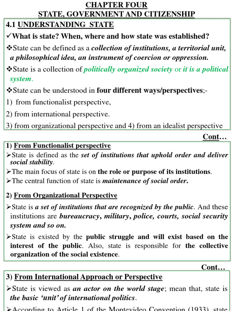 Understanding State and Citizenship | PDF | Citizenship | Naturalization