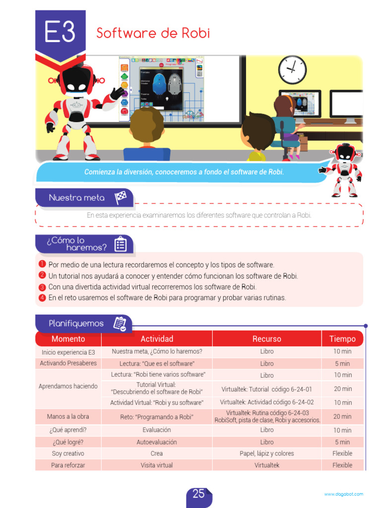 Explorando el Software de Robi | PDF | Programa de computadora ...