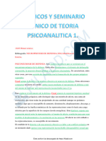 Teoricos y Seminario Clinico Teoria 1