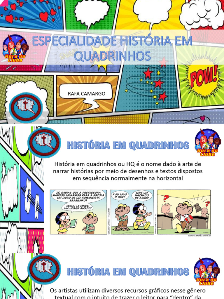 História e Arte das HQs | PDF | Quadrinhos | Revista em quadrinhos