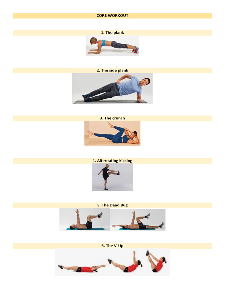 Core Workout | PDF