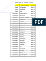 MHTCET Mock Test - I Chemistry - 10.05.2024