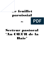 le feuillet paroissial