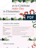 Activities To Celebrate World Snake Day in Elementary by Slidesgo