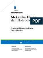 Modul 7. Soal Dan Penyelesaian Mekanika Fluida Dan Hidrolika