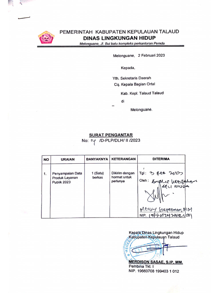 Sk Kepala Dinas Lingkungan Hidup Nomor 8 Tahun 2023 Tentang Standar