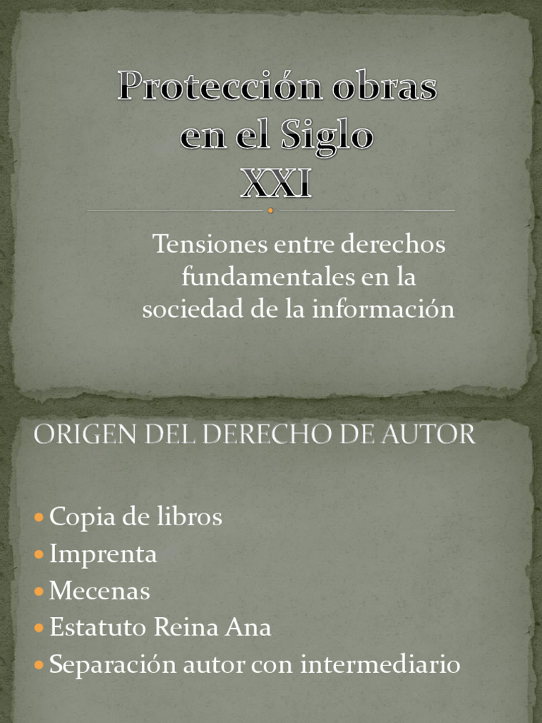 Tensiones del Derecho de Autor en Digital | PDF | Autor | Justicia