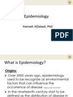 Lecture 9-Epid introduction,Descriptive and analytical epidemiology and epidemic disease occurnece