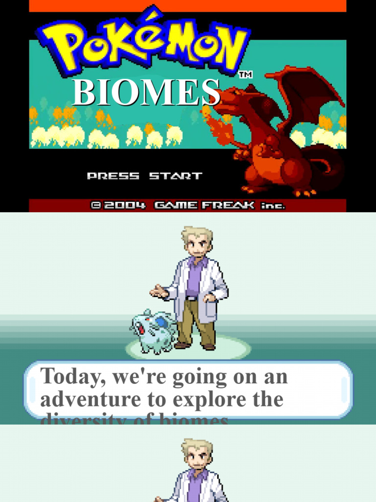 Pokemon PowerPoint Template by dstoryco PDF Grassland Pinniped