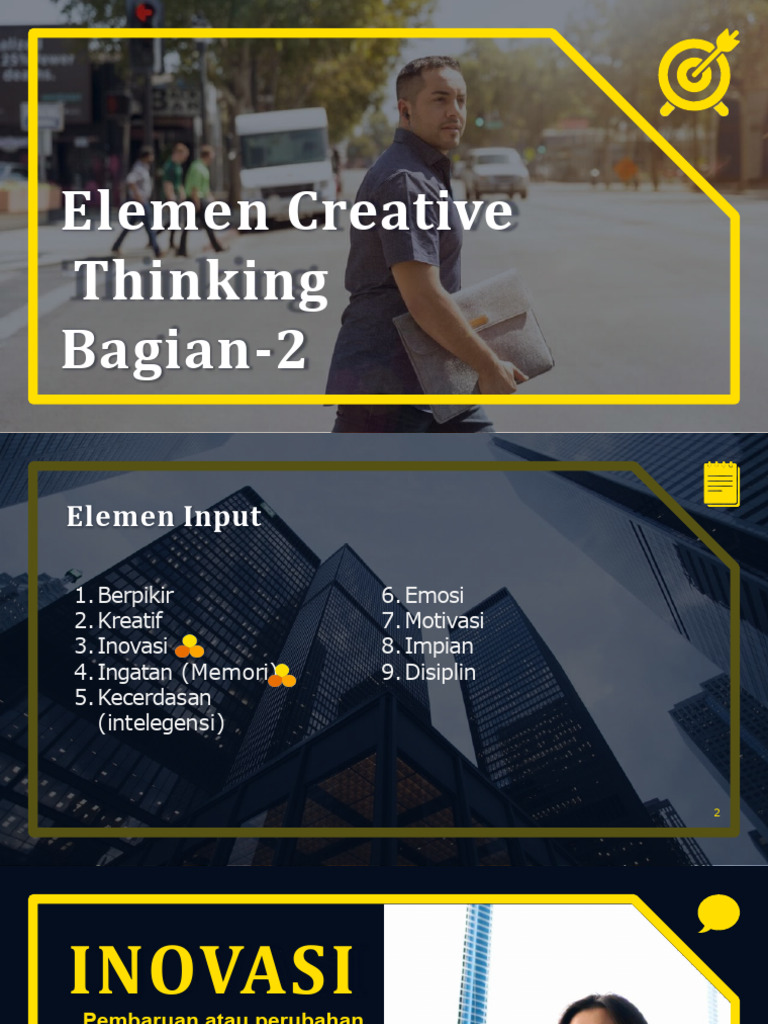Elemen Kreatif dan Inovasi | PDF