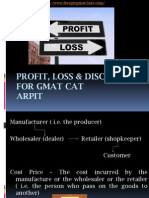 Profit Loss Discount GMAT Cat