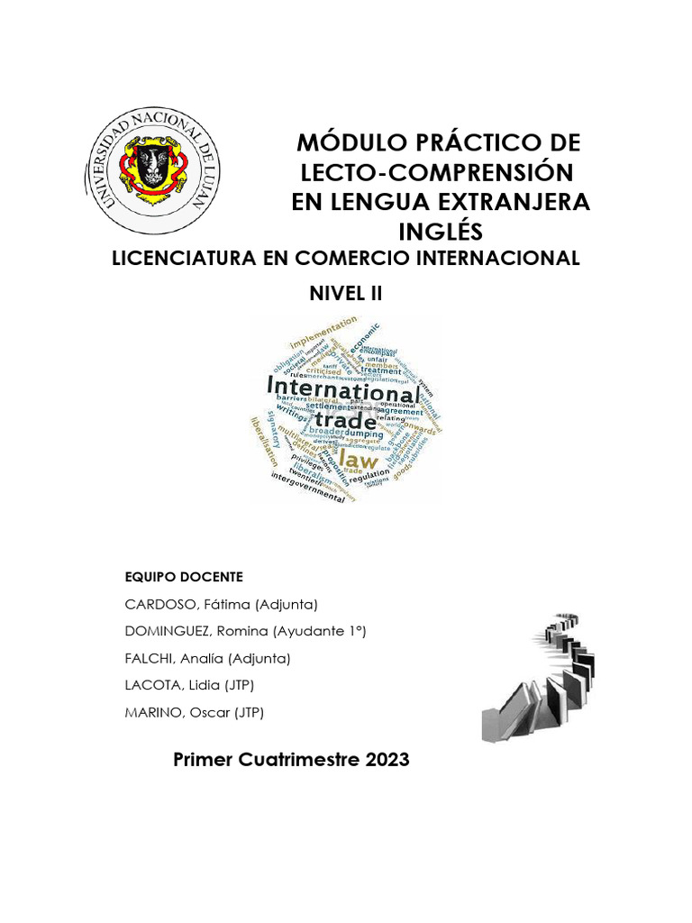 Modulo Practico Comercio 2 2023-2024 2 | PDF | Esparta | Comprensión ...