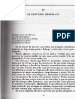 El universo simbolico. Seminario 2. El Yo en la teoría de Freud [Jacques Lacan]