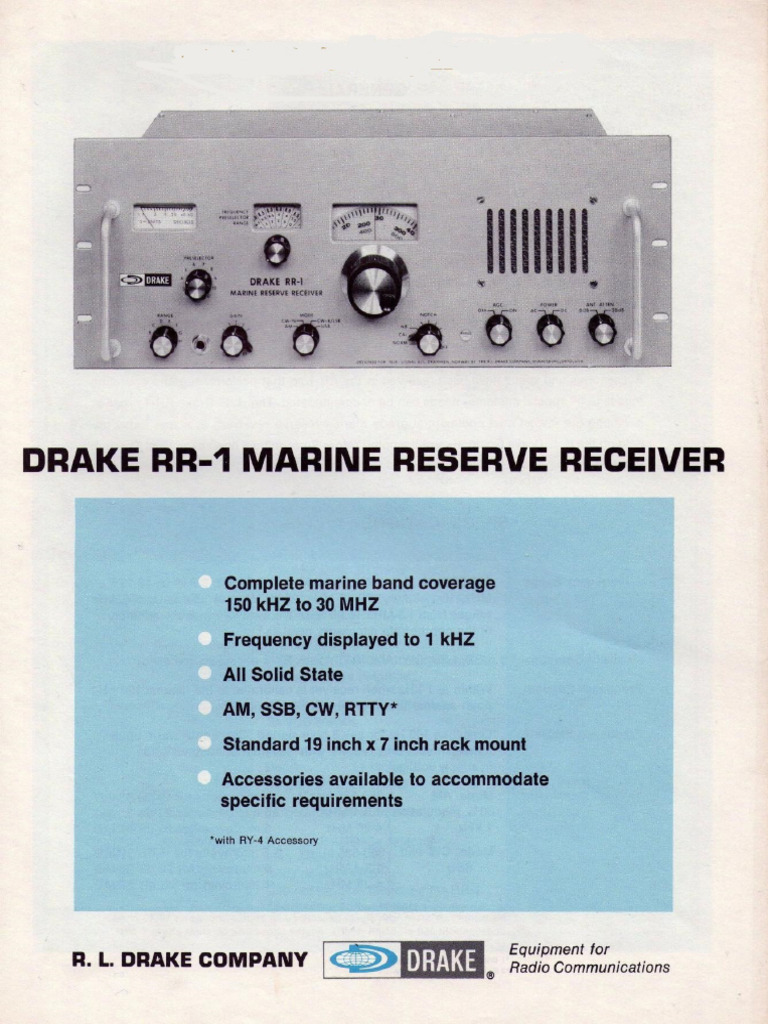 Drake RR-1 Broch | PDF