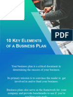 Keyelements of A Businessplan