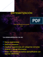 Sistematización