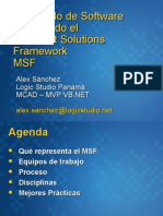 a de Desarrollo - Microsoft Solutions Framework (MSF)