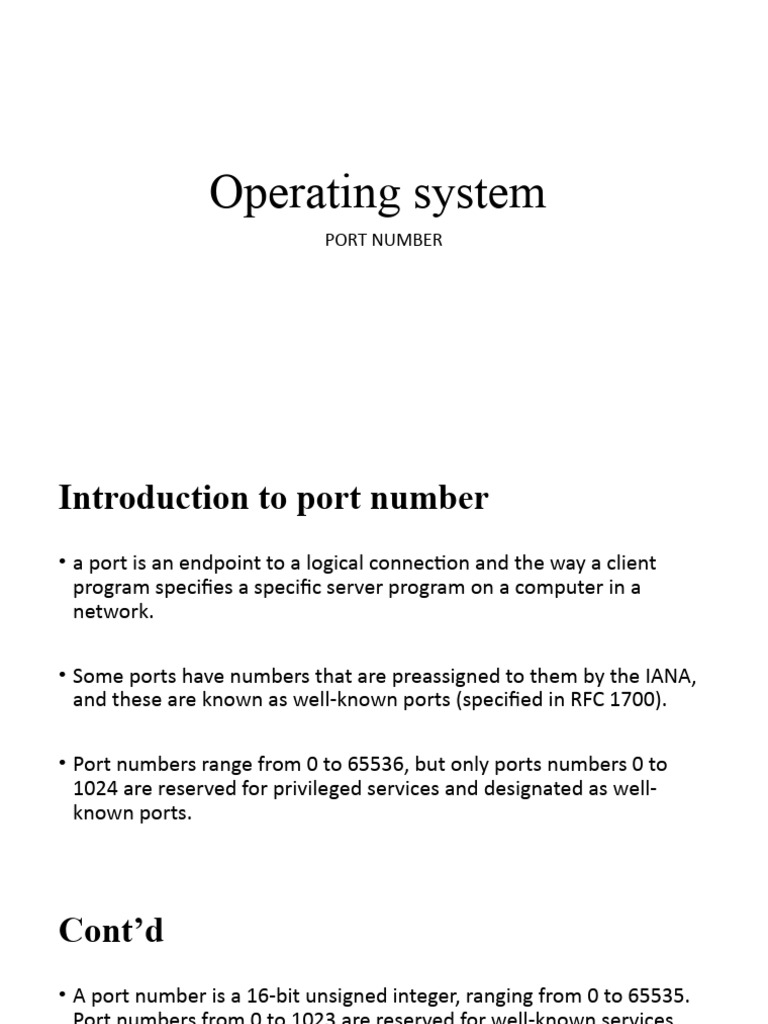 port-number-pdf-port-computer-networking-telecommunications