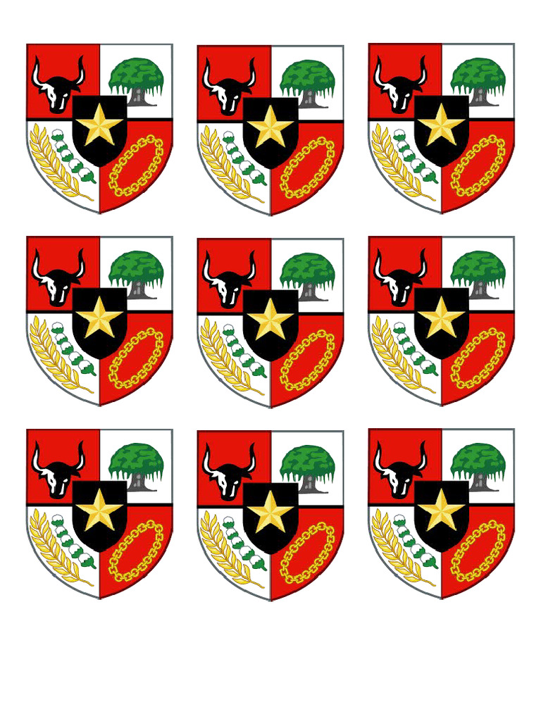 Menempel Lambang Burung Garuda (Menggunting) | PDF