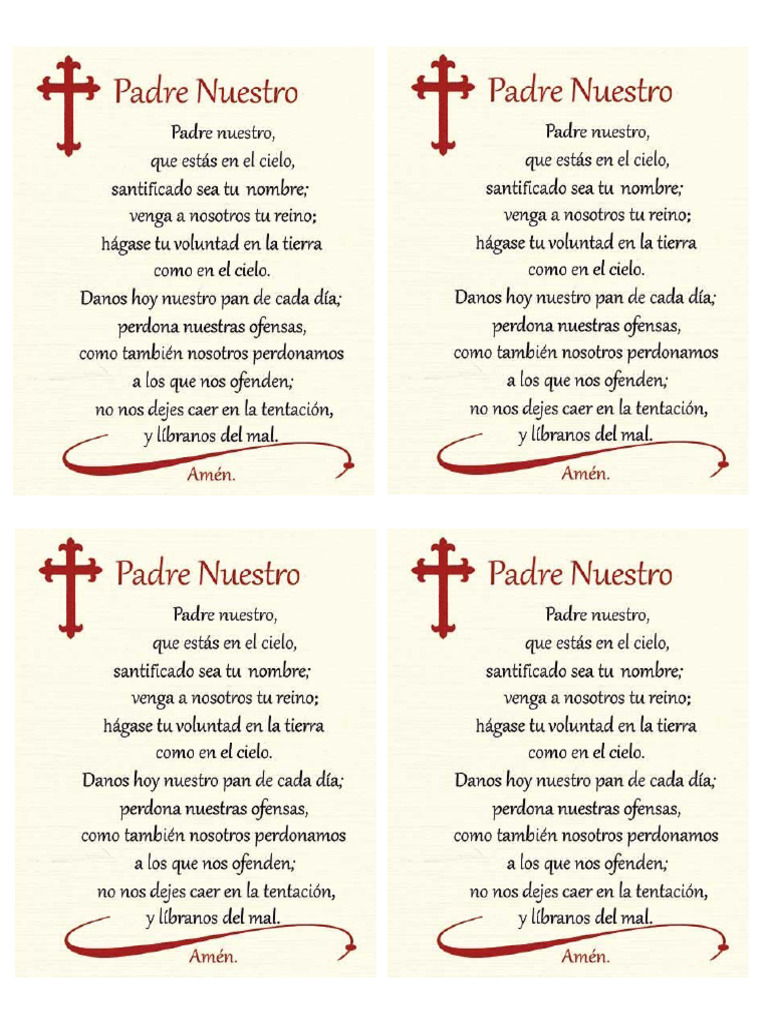 Padre Nuestro Pdf