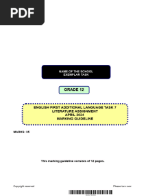 Grade 12 EFAL TASK 7 Assignment 2024 MG
