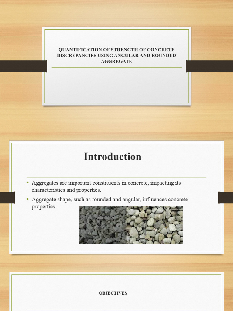 Angular vs. Rounded Aggregate Strength | PDF | Concrete | Construction ...
