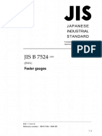 Jis-b-7524-2008 Patrones de Espesor (Lainas)