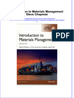 (Download PDF) Introduction To Materials Management Steve Chapman Online Ebook All Chapter PDF