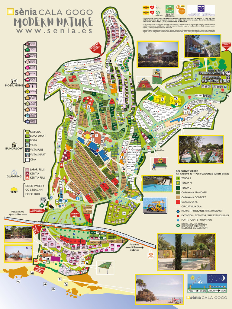 Plan du Camping Cala Gogo | PDF