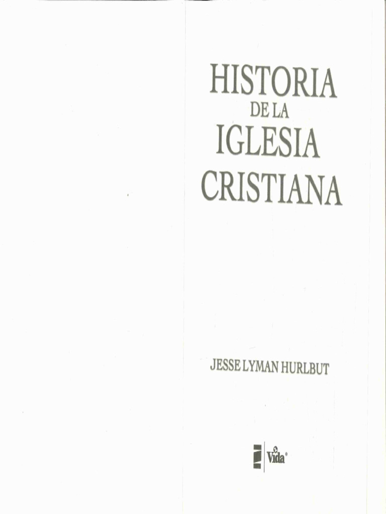 Libro Historia de La Iglesia Cristiana | PDF